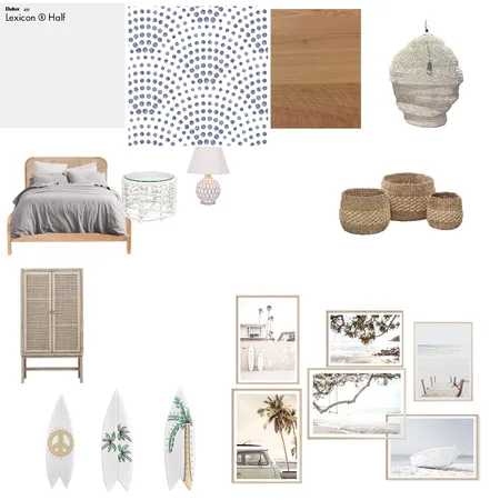 Beachy bedroom Interior Design Mood Board by Nora_Everett on Style Sourcebook