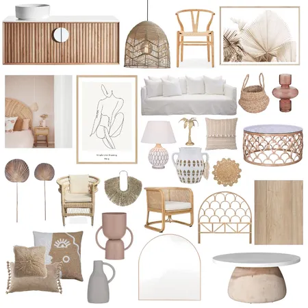 BOHO Interior Design Mood Board by asroche on Style Sourcebook