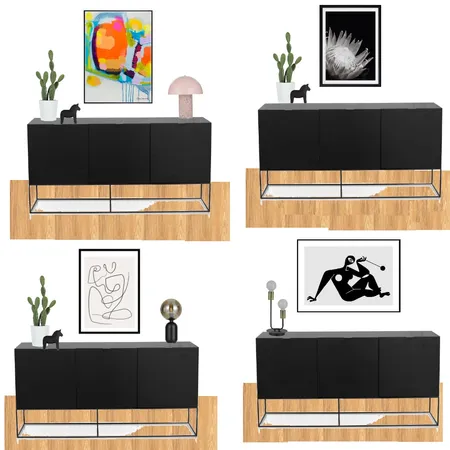 sideboard - black Interior Design Mood Board by sharelle on Style Sourcebook