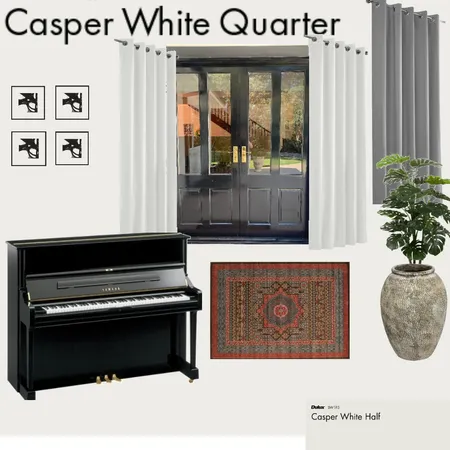 Music Room Entry Interior Design Mood Board by Mamma Roux Designs on Style Sourcebook