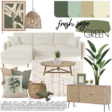 Fresh sage green Interior Design Mood Board by Fridanagyjuhasz on Style Sourcebook