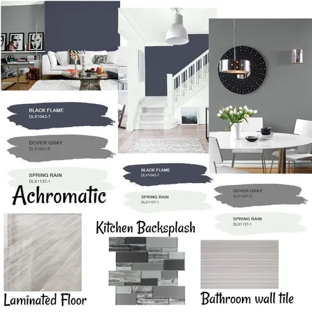 Module 6 Achromatic Interior Design Mood Board by Brenda Maps on Style Sourcebook