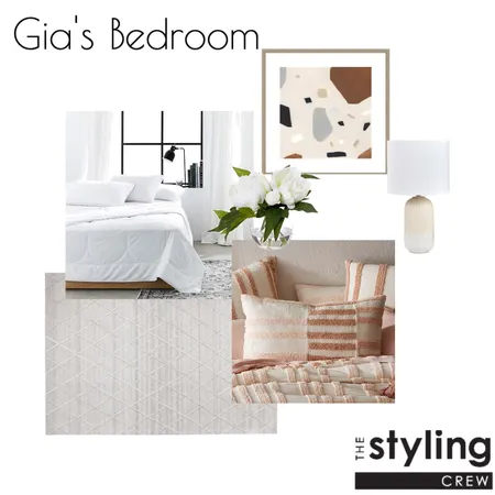 Gia's Bedroom Interior Design Mood Board by The Styling Crew on Style Sourcebook