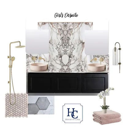 Girls Bathroom Interior Design Mood Board by House of Cove on Style Sourcebook