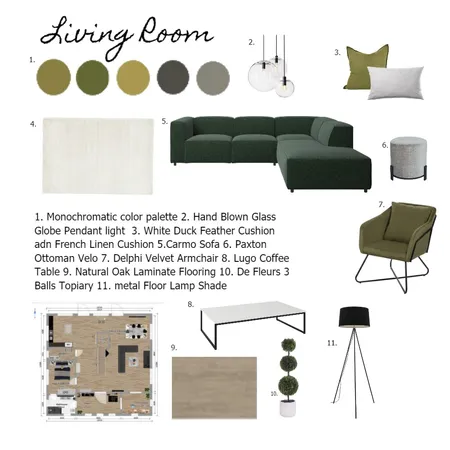Living Room Interior Design Mood Board by Heidi Western on Style Sourcebook