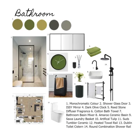 Bathroom Interior Design Mood Board by Heidi Western on Style Sourcebook