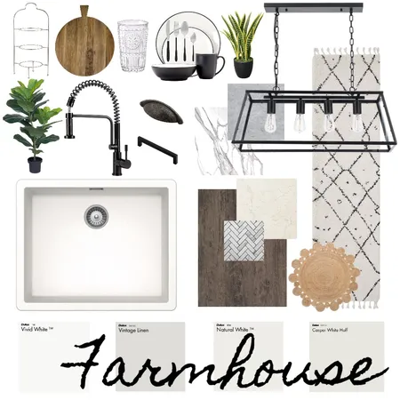 Farmhouse - Kitchen Interior Design Mood Board by Haven Home Styling on Style Sourcebook