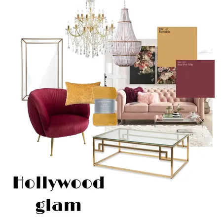 Hollywood glam Interior Design Mood Board by Kyla Jooste on Style Sourcebook