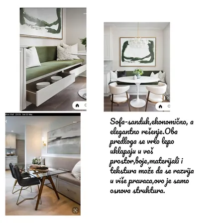 Zelena sofa sanduk B.P. Interior Design Mood Board by Gordana on Style Sourcebook