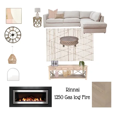 Rinnai 1250 Gas Log Fire Interior Design Mood Board by Tennielle's Designs on Style Sourcebook