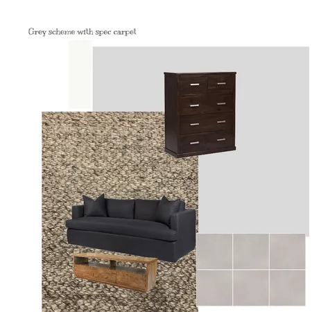 Renee and Dale's house - Grey with spec carpet Interior Design Mood Board by mtammyb on Style Sourcebook