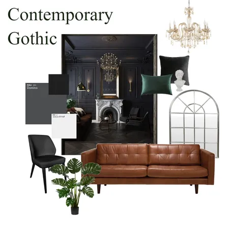 Contemporary Gothic Interior Design Mood Board by Kyla Jooste on Style Sourcebook