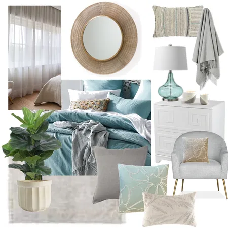 Nicholls Bedroom Mood board Interior Design Mood Board by The Ginger Stylist on Style Sourcebook