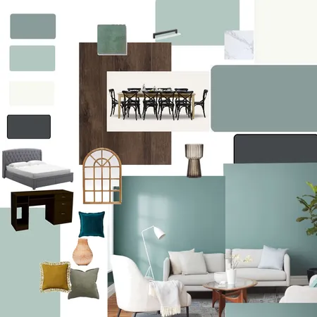 Module 6 - Monochrome Interior Design Mood Board by Dorothy on Style Sourcebook