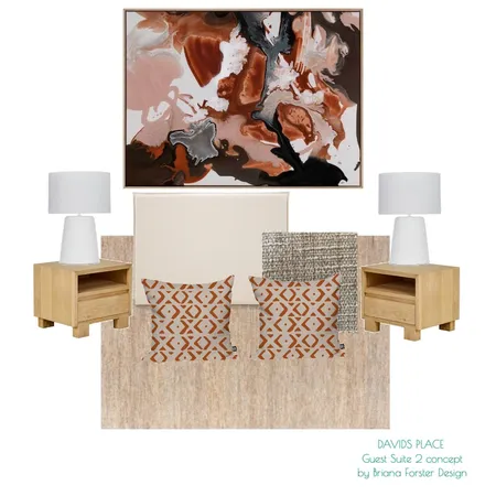 Davids Place Bed 2 Concept Interior Design Mood Board by Briana Forster Design on Style Sourcebook