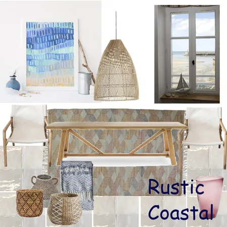 Rustic Coastal Interior Design Mood Board by jenbooth on Style Sourcebook