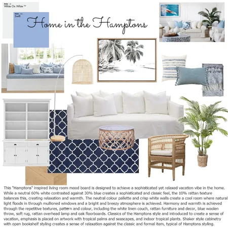 Hamptons Living Room Mood Board Interior Design Mood Board by ReneéMarie on Style Sourcebook