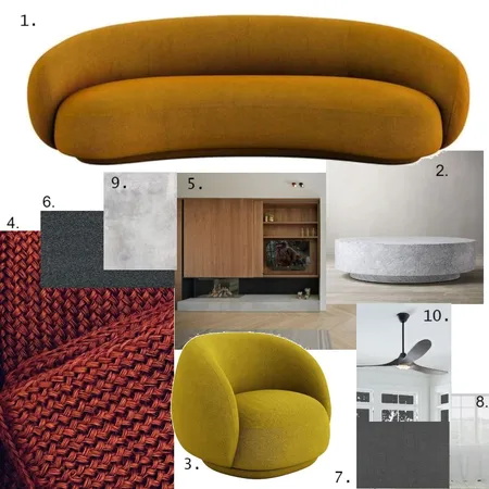 IDI Assignment 9 LIVING ROOM Interior Design Mood Board by VParker2020 on Style Sourcebook