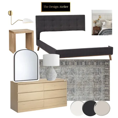 modern country guest room Interior Design Mood Board by The Design Atelier on Style Sourcebook
