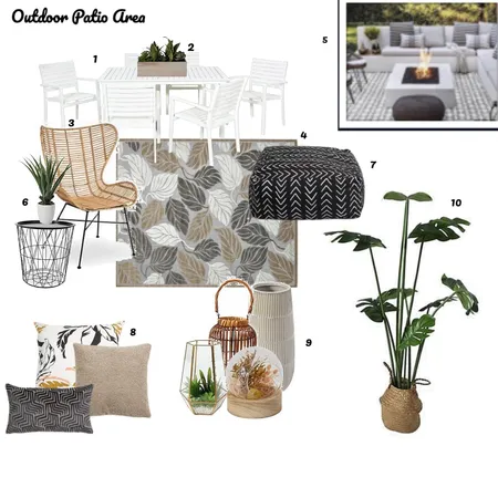 Outdoor Patio Area Interior Design Mood Board by nazrana786 on Style Sourcebook