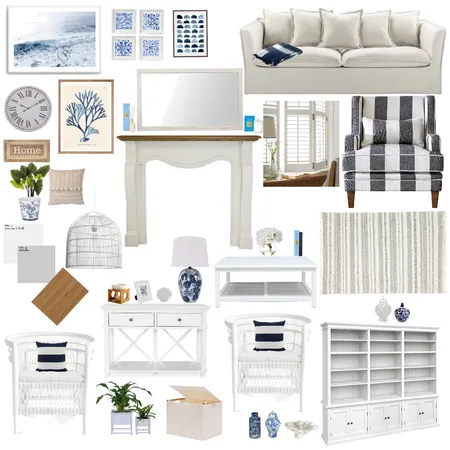 Hamptons Interior Design Mood Board by nessab on Style Sourcebook