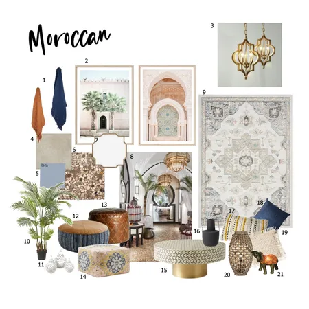 Moroccan Interior Design Mood Board by stephanient on Style Sourcebook