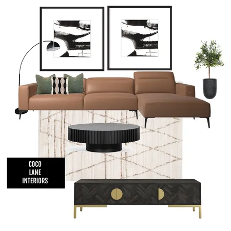Nedlands Residence Theatre Room Interior Design Mood Board by CocoLane Interiors on Style Sourcebook