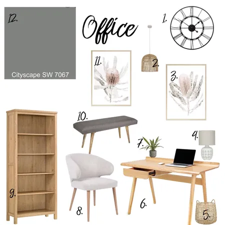 mod 9 office Interior Design Mood Board by jennifer.jeannette on Style Sourcebook