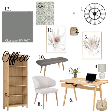 mod 9 office Interior Design Mood Board by jennifer.jeannette on Style Sourcebook