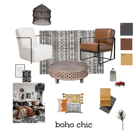 Boho chic Interior Design Mood Board by Natalie Snaddon on Style Sourcebook