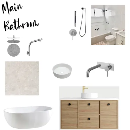 Chris Merlo Main Bathroom Interior Design Mood Board by bridgeo on Style Sourcebook