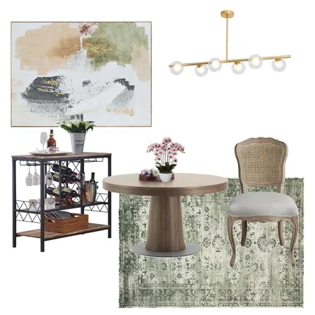 Assignment 9 - Dining Room Final Interior Design Mood Board by Sihle Mda on Style Sourcebook
