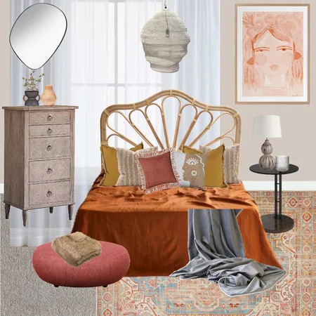 Rustic Boho bedroom Interior Design Mood Board by Decor n Design on Style Sourcebook