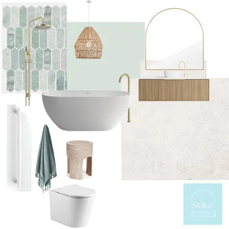 La Pietra bath Interior Design Mood Board by Sole Interiors on Style Sourcebook