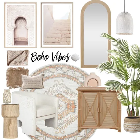 Boho Vibes Interior Design Mood Board by houseofhygge on Style Sourcebook