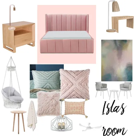 isla's bedroom Interior Design Mood Board by suziralph on Style Sourcebook