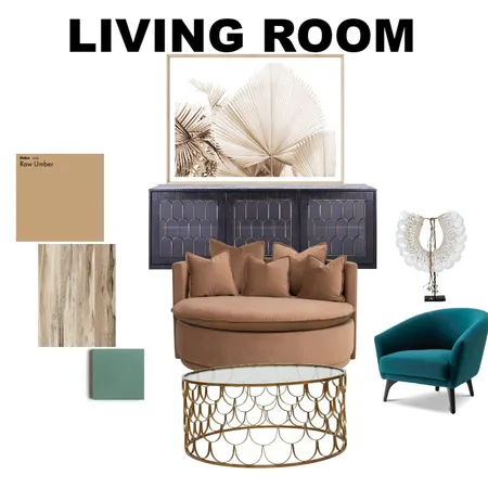 LIVING ROOM Interior Design Mood Board by LYAT on Style Sourcebook