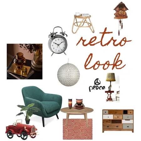 retro Interior Design Mood Board by Rajshree_gupta on Style Sourcebook