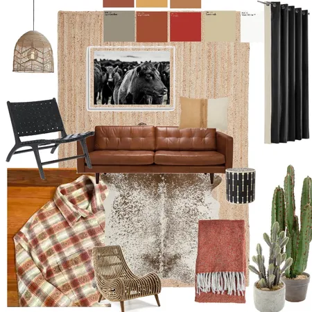Industrial Southwestern Interior Design Mood Board by abunch1 on Style Sourcebook
