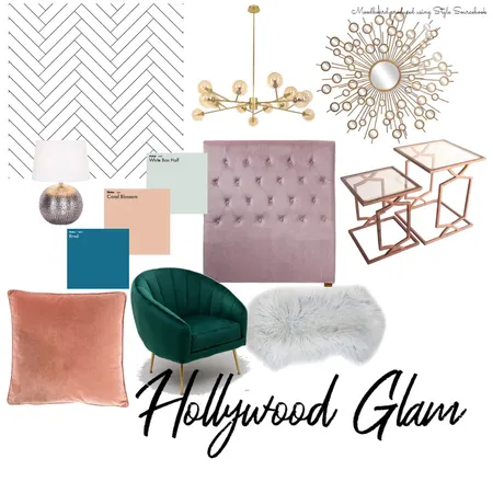 Hollywood Glam Interior Design Mood Board by Emz on Style Sourcebook