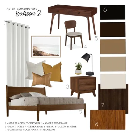 Asian Contemporary BR2 Interior Design Mood Board by miko.interiors on Style Sourcebook