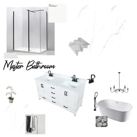 Master Bathroom Interior Design Mood Board by BOrban on Style Sourcebook