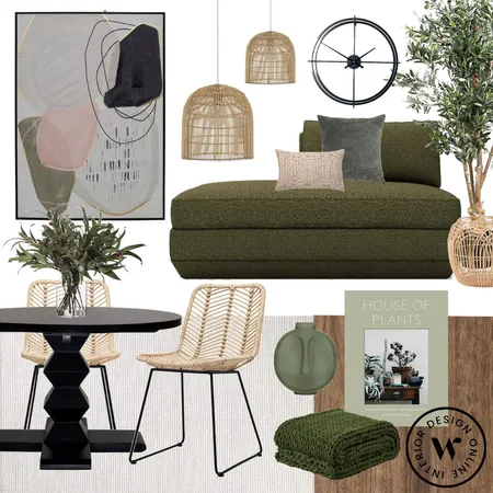 Shades Of Sage Interior Design Mood Board by The Whole Room on Style Sourcebook