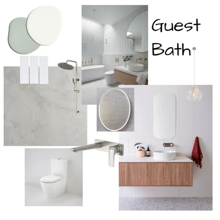 Guest Bathroom Interior Design Mood Board by JoS1811 on Style Sourcebook