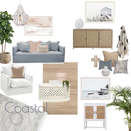 Coastal Home Interior Design Mood Board by Lannie on Style Sourcebook