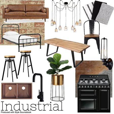 Industrial Kitchen Interior Design Mood Board by kendallhill on Style Sourcebook