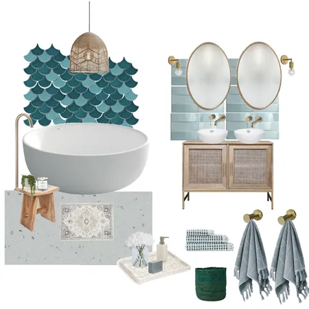 coastal bathroom Interior Design Mood Board by Lannie on Style Sourcebook