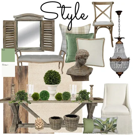 French Country and Chandelier Interior Design Mood Board by Chanebothma on Style Sourcebook