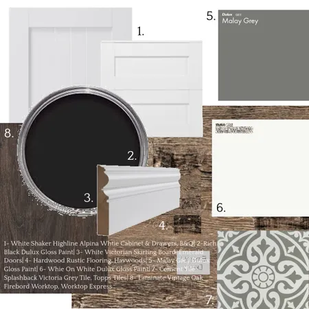 Kitchen- Material Board Interior Design Mood Board by Katy Mortimer on Style Sourcebook