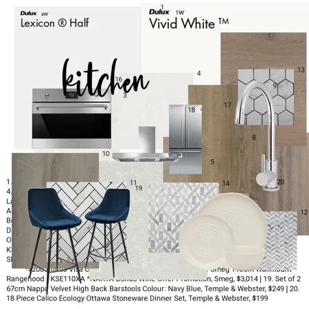 Kitchen Interior Design Mood Board by Mwats on Style Sourcebook